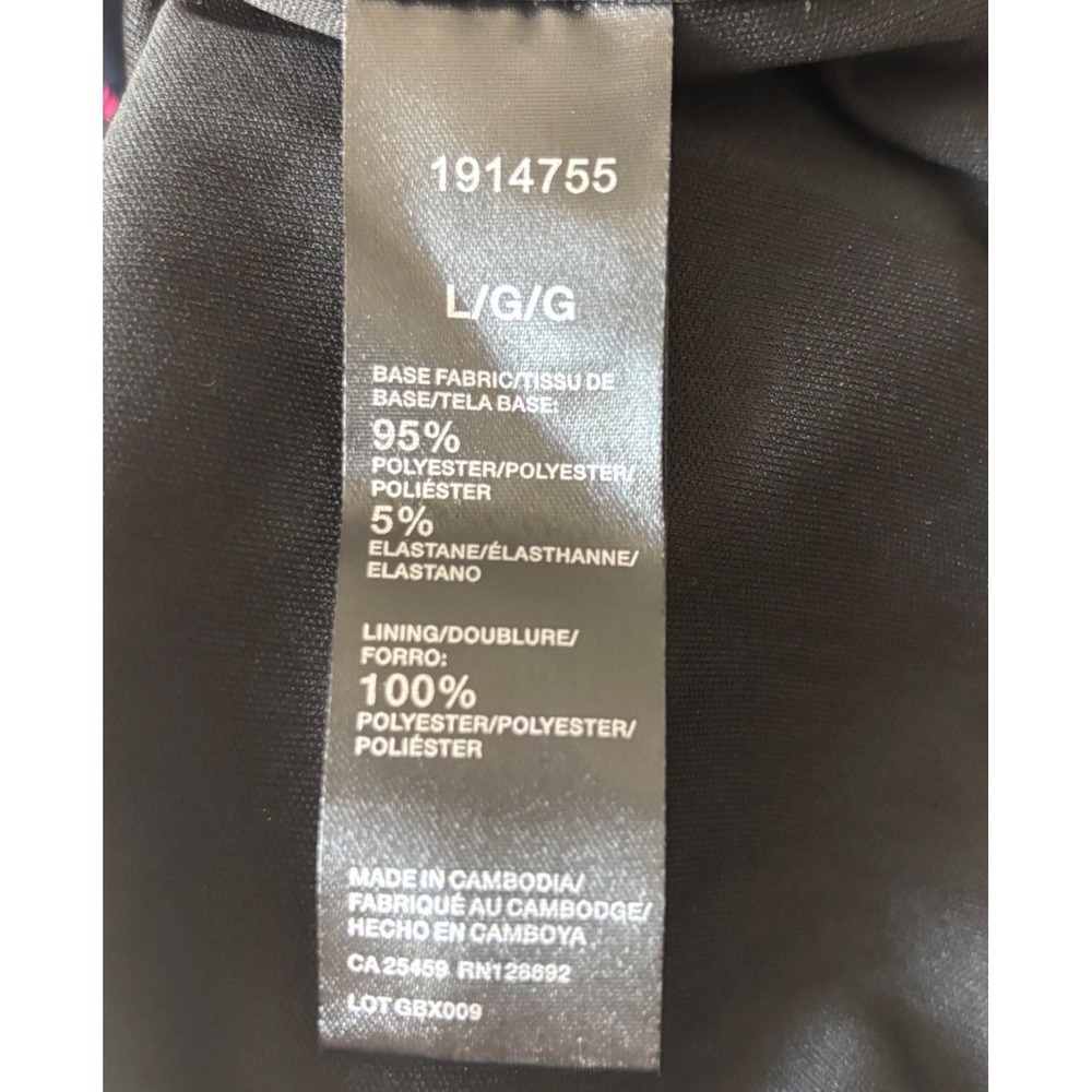 NWT Size Large Steve Madden Sequin Mini Shift Dress Womens Black New Long Sleeve - Picture 7 of 9